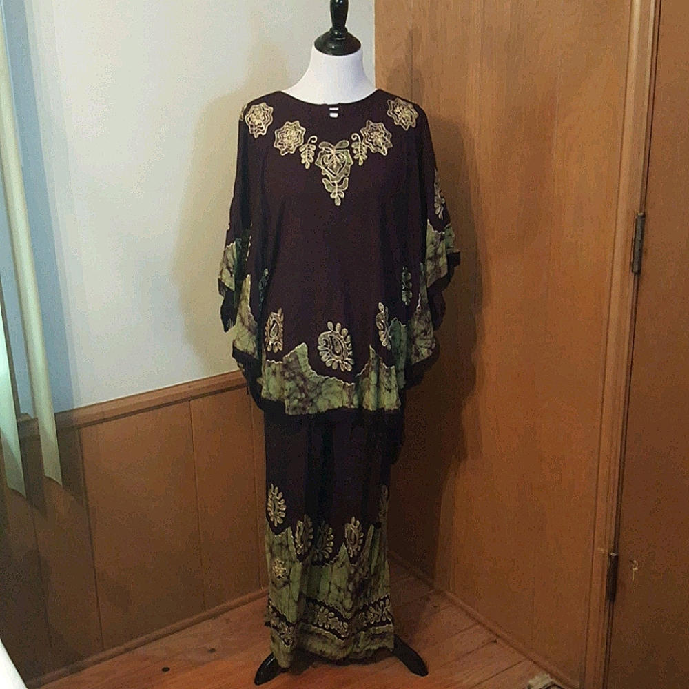 Poncho /Pants Set